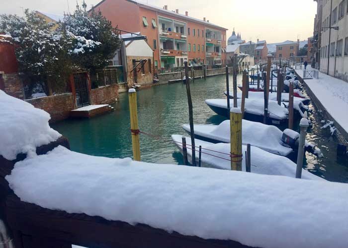 Venice Ý khi mùa đông về