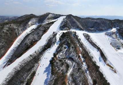 Trải nghiệm mùa đông xứ Hàn tại khu trượt tuyết Yangji Pine