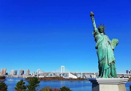 Phiên bản tượng Nữ thần tự do tại đất nước Nhật Bản
