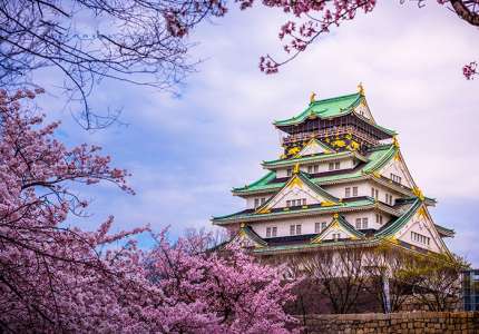 Khám phá lâu đài Osaka cổ kính- Nhật Bản